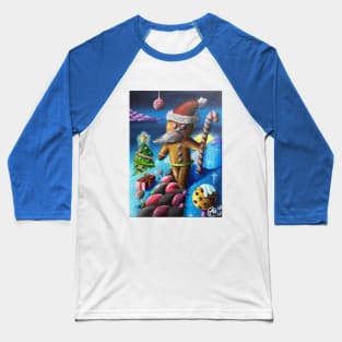 Joyful GingerSanta Walking Baseball T-Shirt